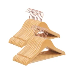 20 Cintres bois enfant