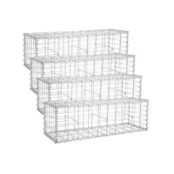 4 Gabions 100 x 50 x 30 cm