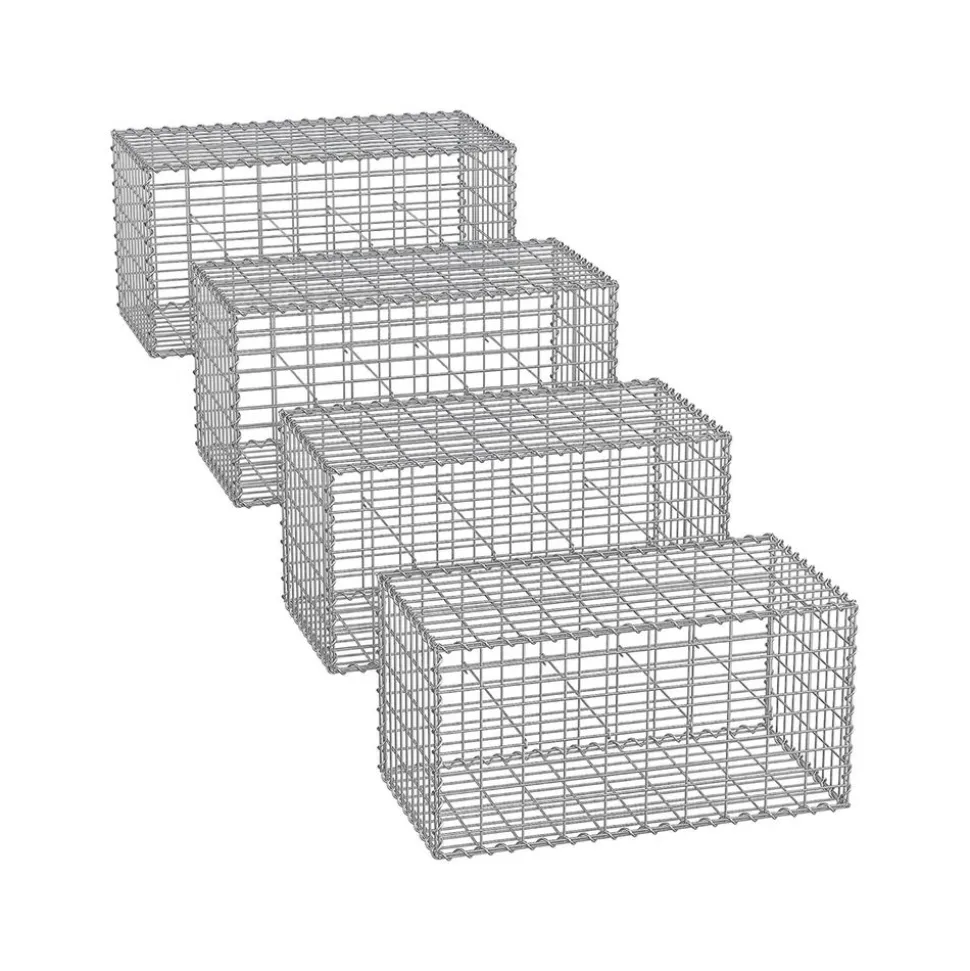 4 Gabions 100 x 50 x 30 cm