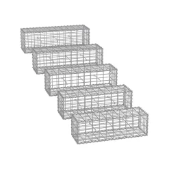 5 Gabions 100 x 30 x 30 cm