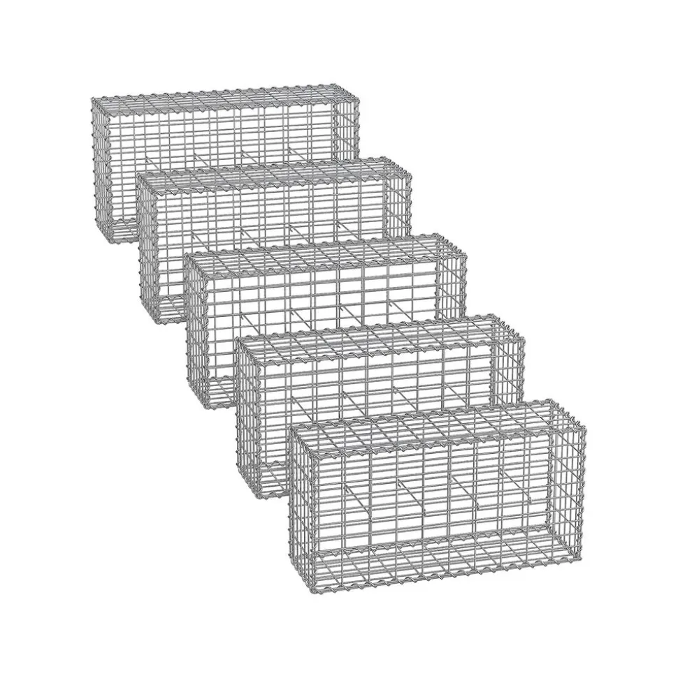 5 Gabions 100 x 30 x 30 cm