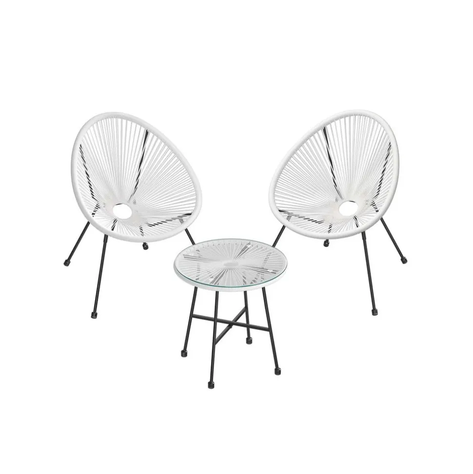 3 Meubles terrasse noir