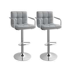 2 Tabourets bar blanc