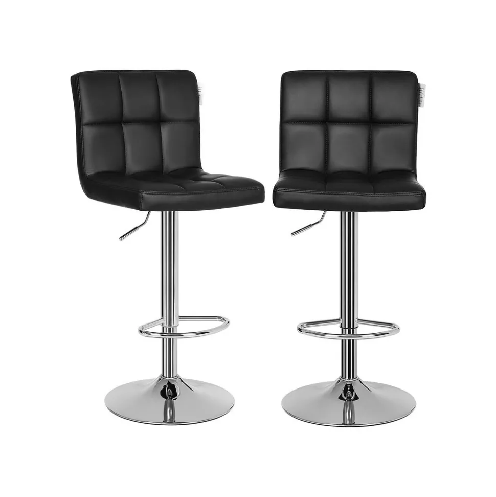 2 Tabourets de bar noir