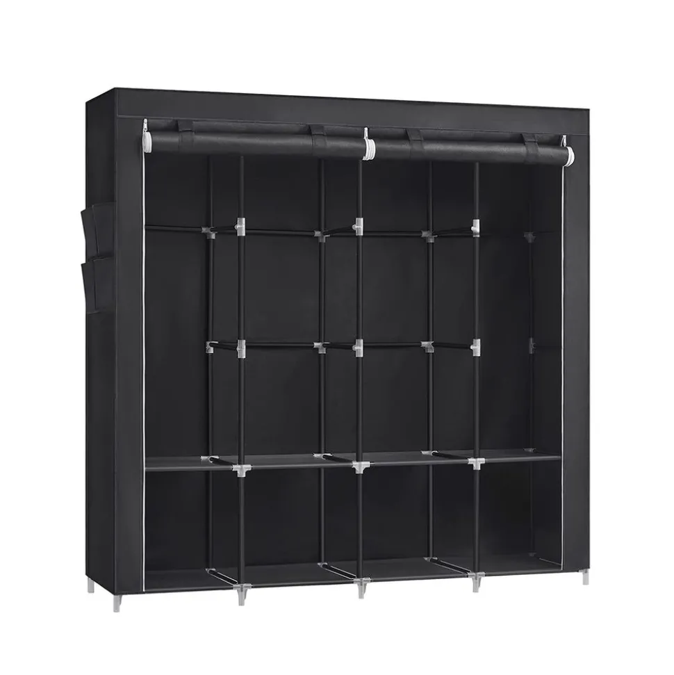 Armoire en tissu noir