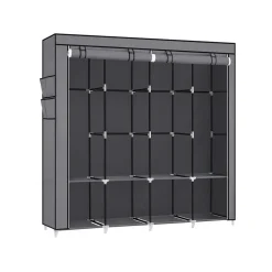 Armoire en tissu noir