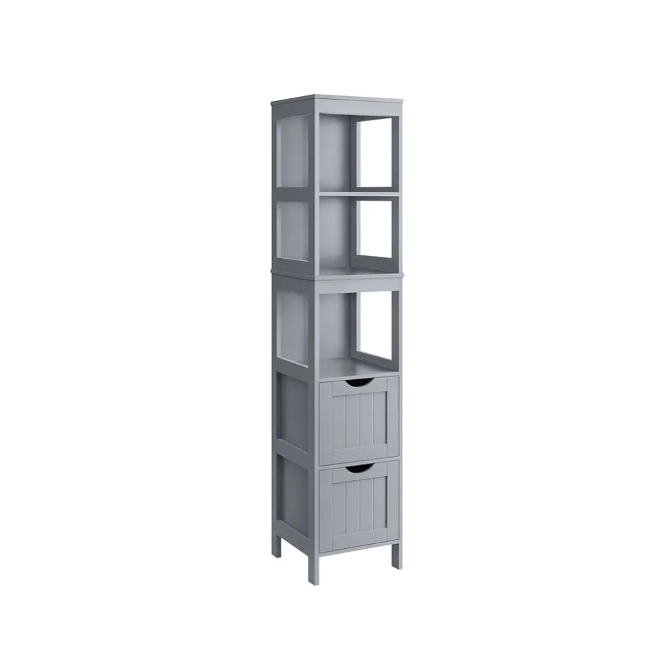 Armoire salle de bain gris tourterelle