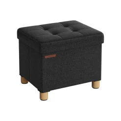 Banc avec angement pliable gris foncé