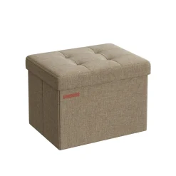 Banc de rangement 41 cm taupe clair