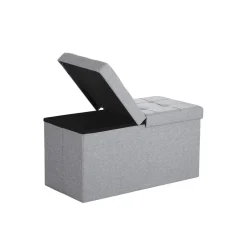 Banc de rangement 80L gris