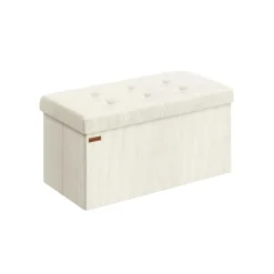 Banc de rangement pliable avec coffre