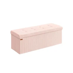 Banc de rangement pliable avec coffre