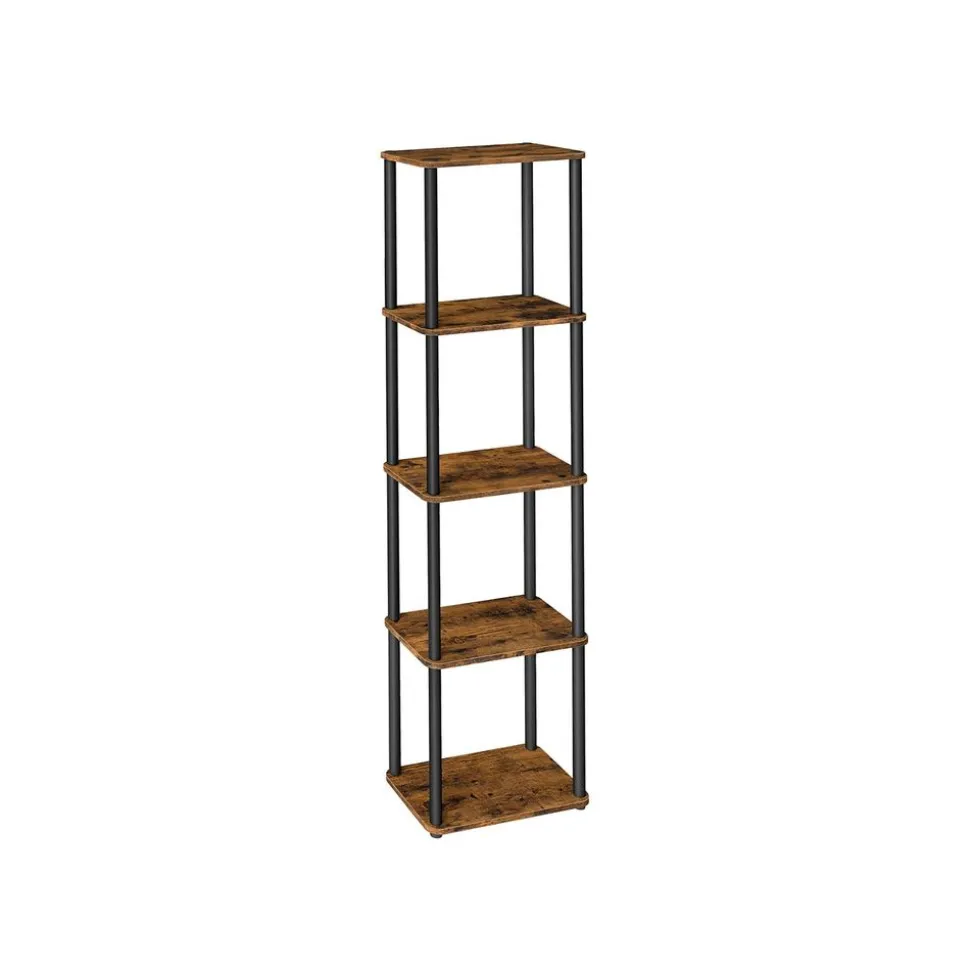 Bibliothèque à 5 niveaux montage rapide sans outils