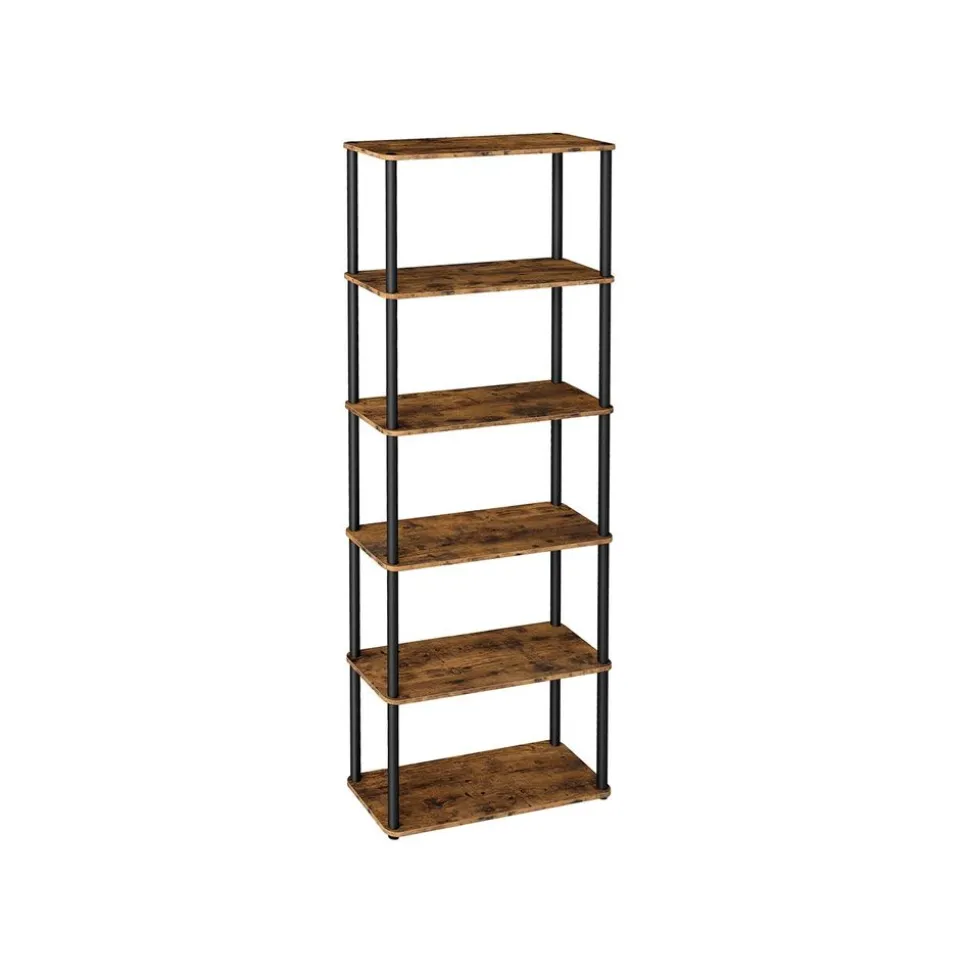 Bibliothèque à 5 niveaux montage rapide sans outils
