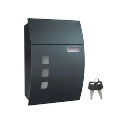 Boîte aux lettres murale Gris anthracite