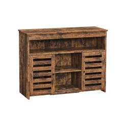 Buffet portes persiennes