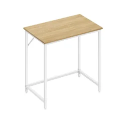 Bureau 50 x 80 cm cadre en métal noir