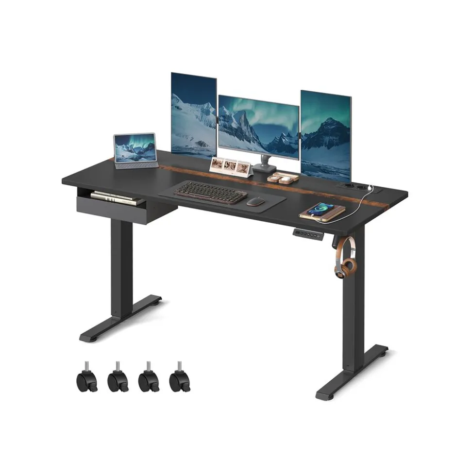 Bureau Assis-Debout Électrique Réglable en Hauteur