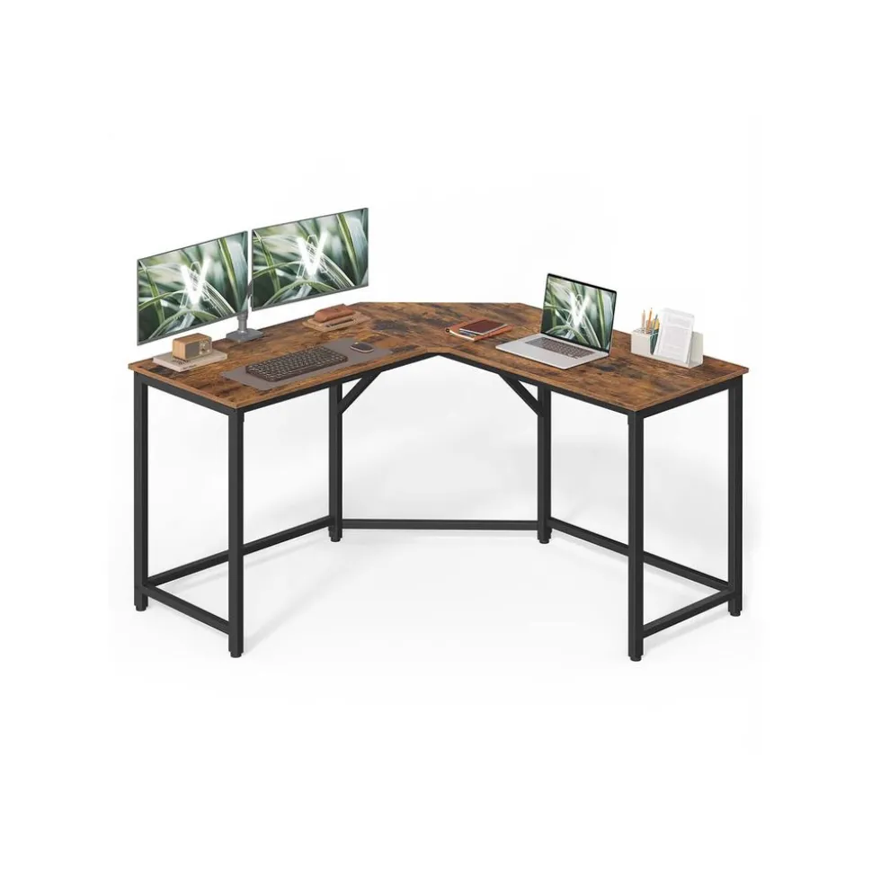 Bureau d'angle industriel
