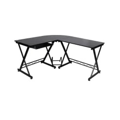 Bureau d'angle industriel