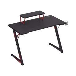 Bureau gaming 116 cm noir