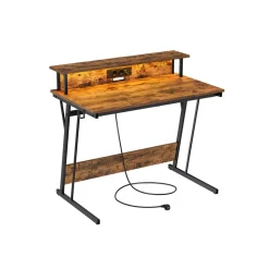Bureau Gaming avec LED et Multiprise