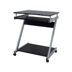 Bureau informatique en Z couleur hêtre