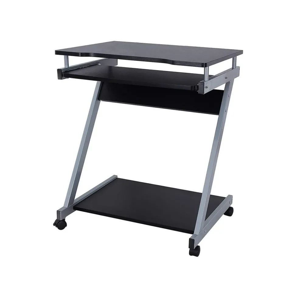Bureau informatique en Z couleur hêtre