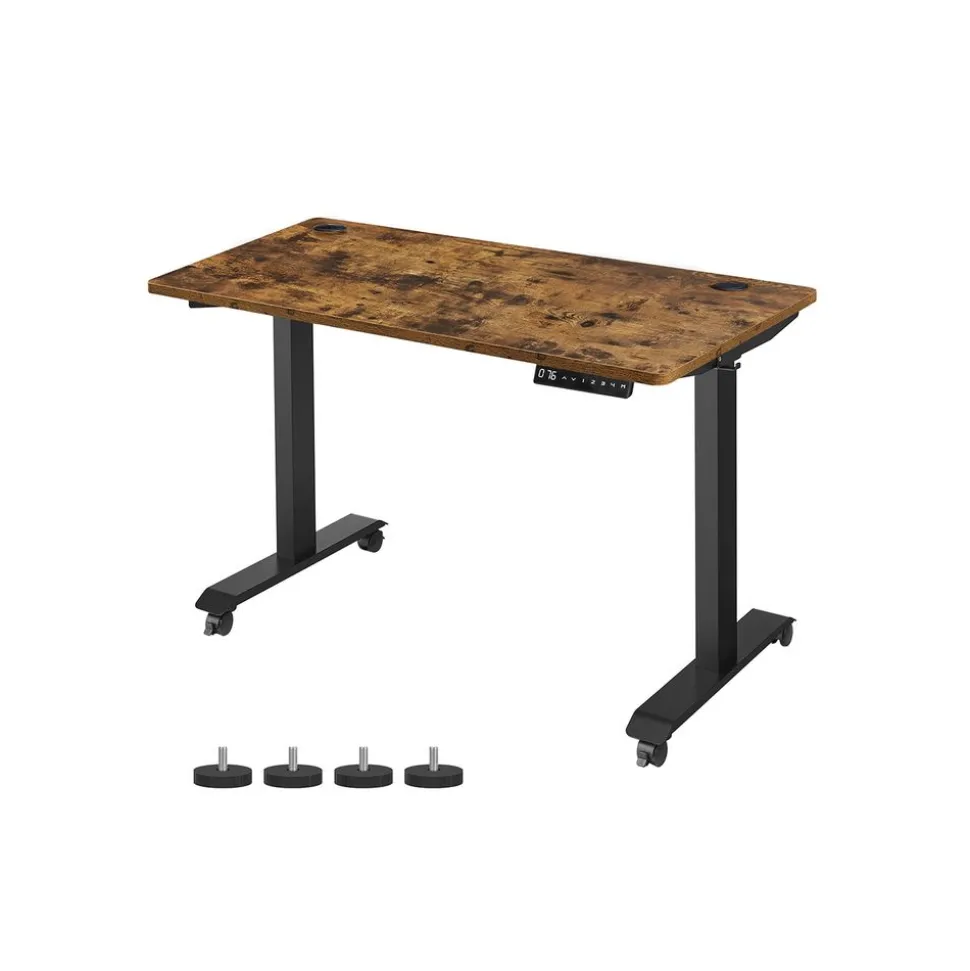 Bureau électrique 140 cm industriel