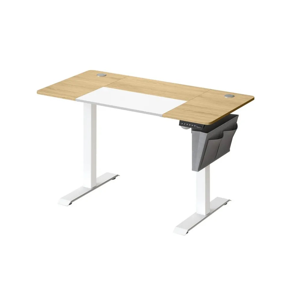 Bureau électrique 120 cm rustique