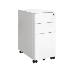 Caisson de bureau mobile 3 tiroirs noir