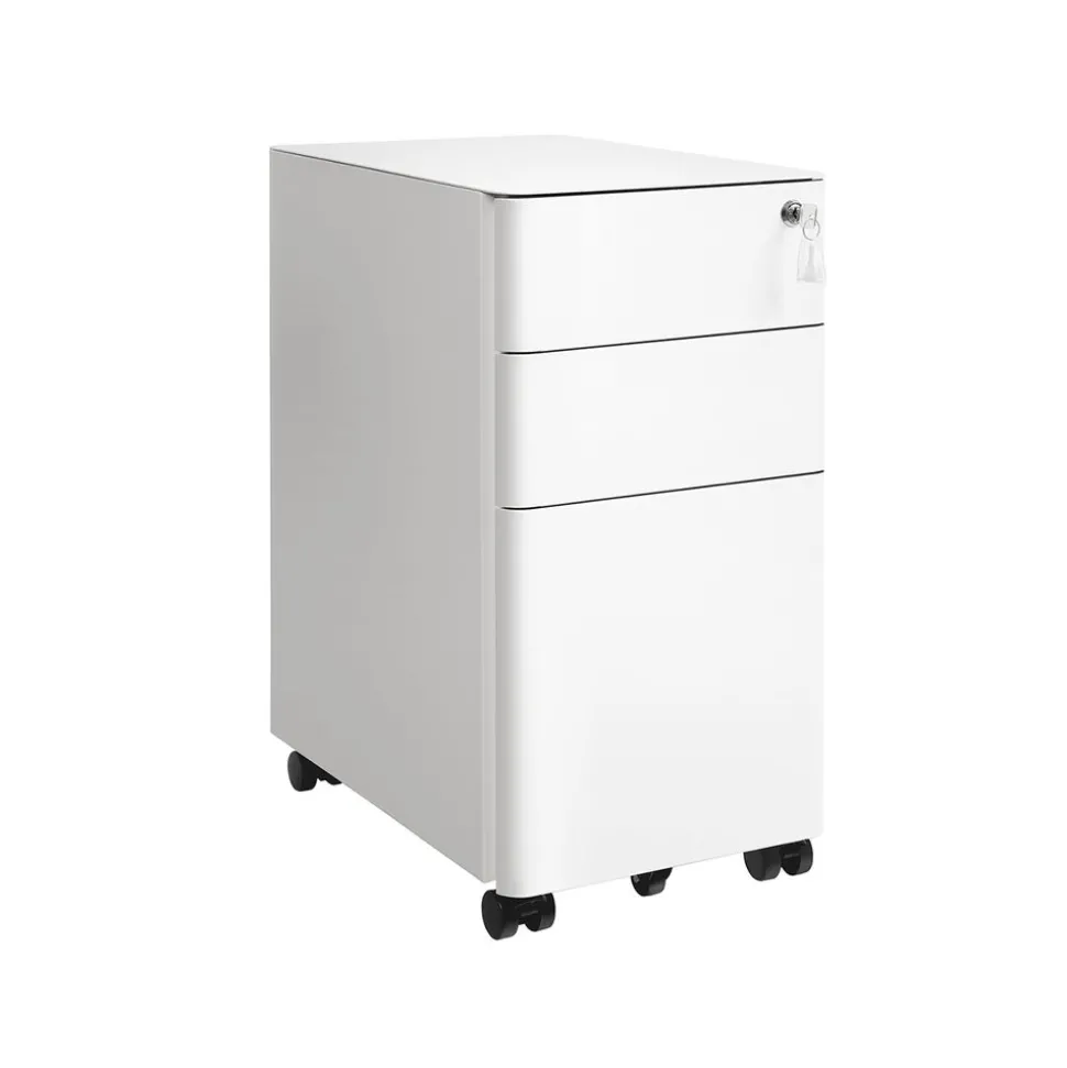Caisson de bureau mobile 3 tiroirs noir