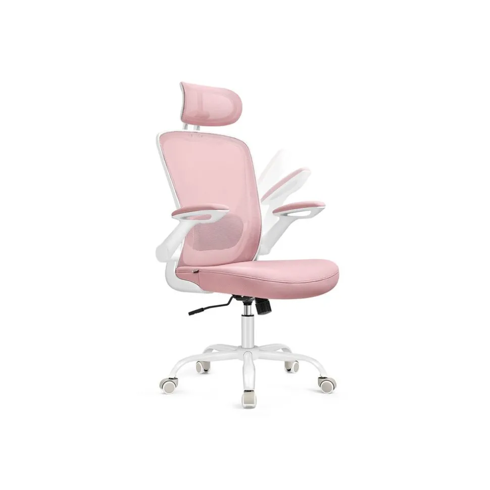 Chaise Bureau Ergonomique Beige Cappuccino