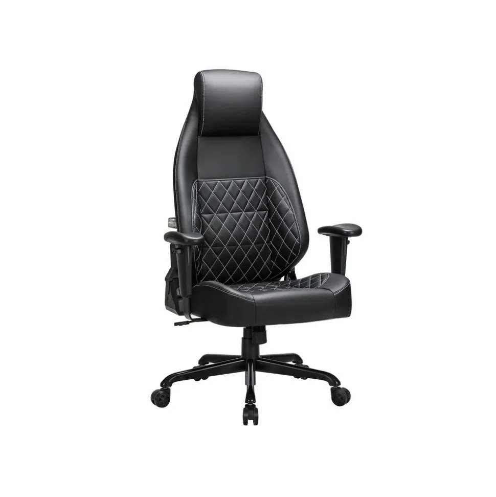 Chaise bureau matelassé
