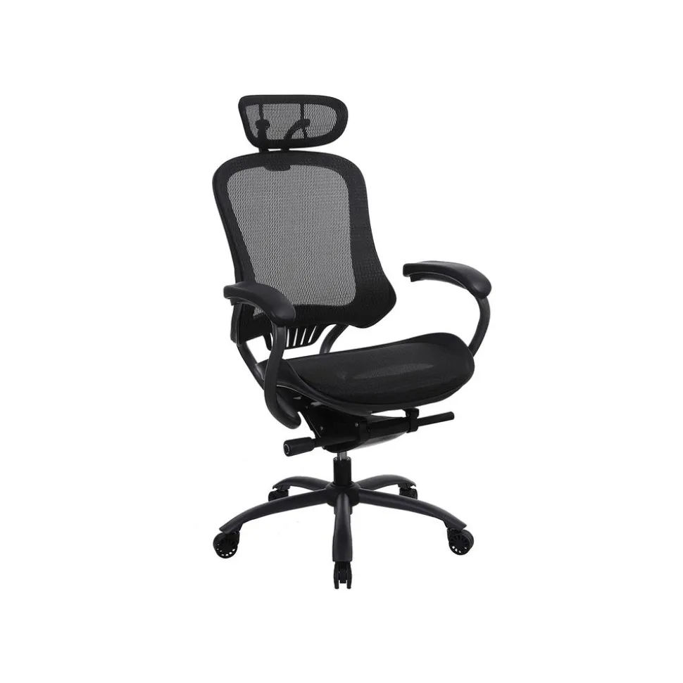 Chaise de bureau appui-tête maille