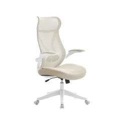 Chaise de bureau capacité de charge 150 kg beige cappuccino