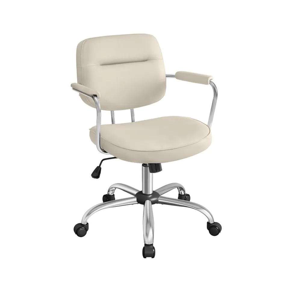 Chaise de bureau pivotante mécanisme à bascule bleu brumeaux