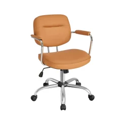 Chaise de bureau pivotante mécanisme à bascule bleu brumeaux