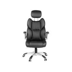 Chaise de bureau réglable blanc crème