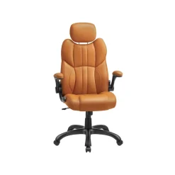 Chaise de bureau réglable blanc crème