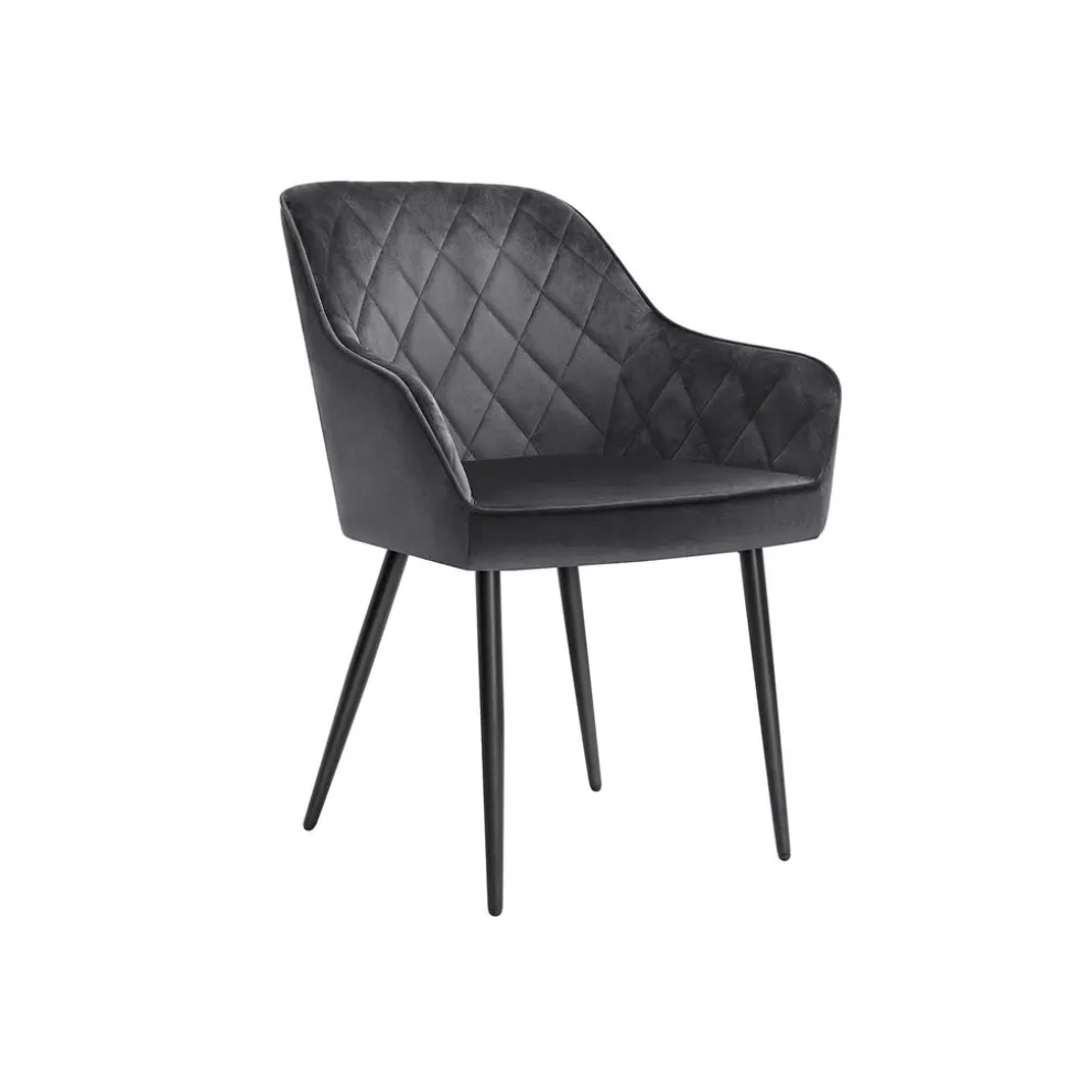 Chaise de salle à manger gris