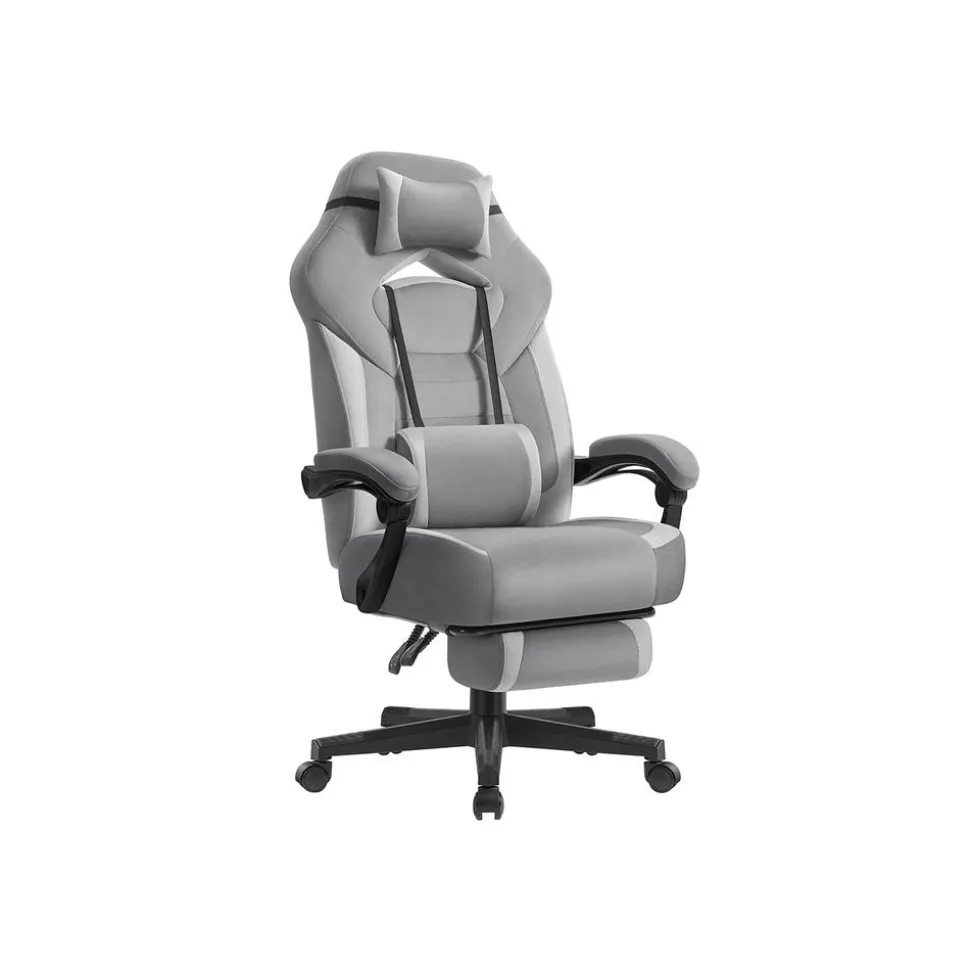 Chaise gamer noir gris
