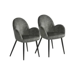 Chaise luxe gris