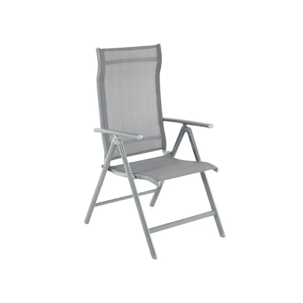 Chaise pliante gris