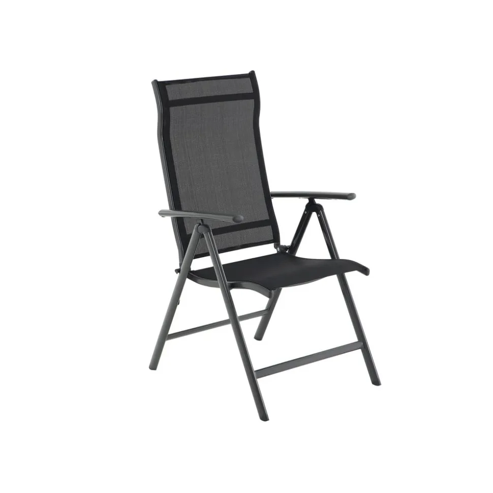 Chaise pliante gris