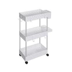Chariot ３ niveaux blanc