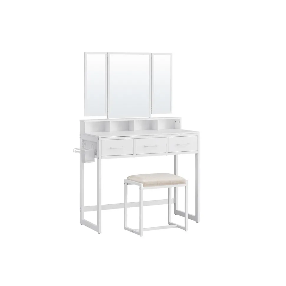 Coiffeuse miroir triple