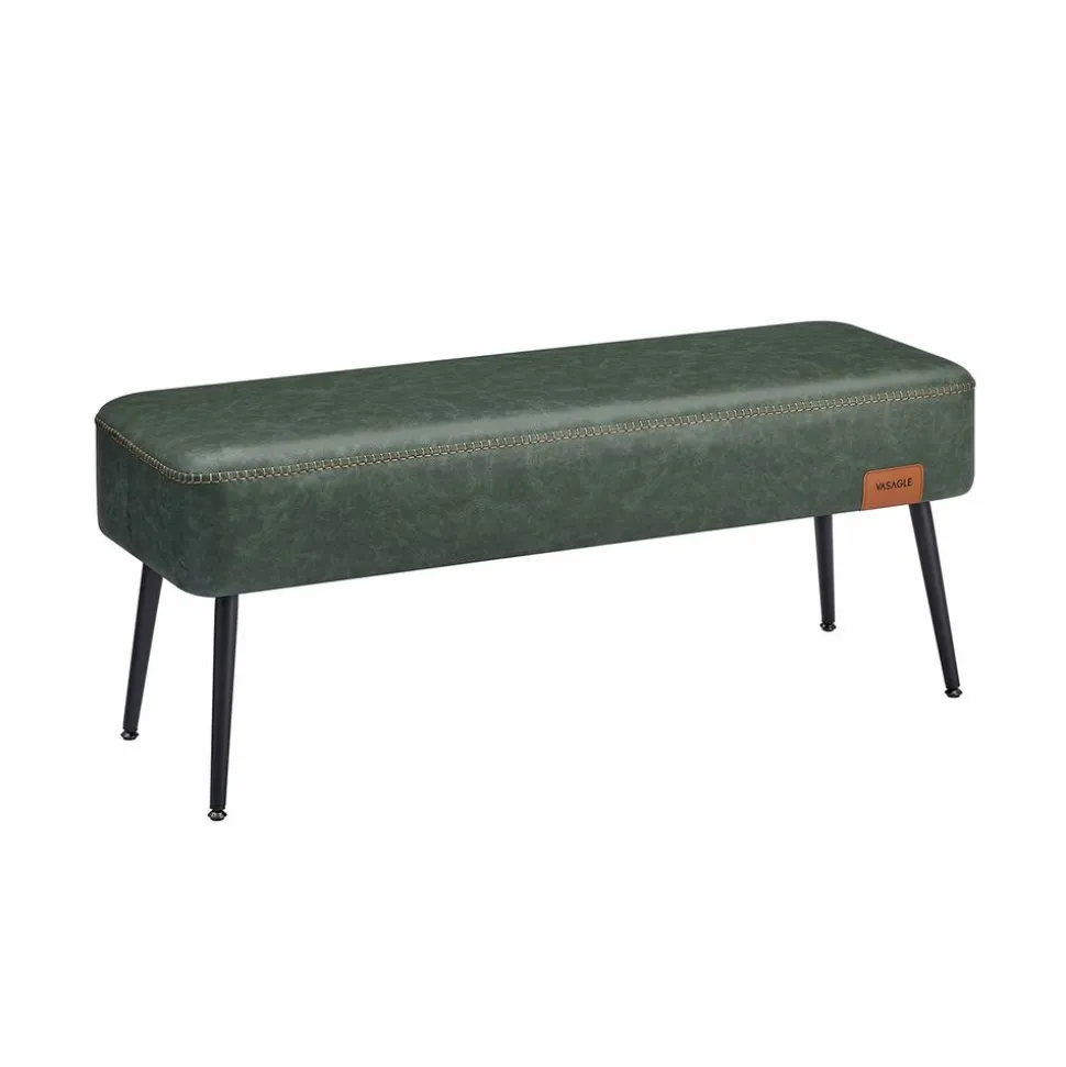 Collection EKHO - Banc d'entrée en PU marron caramel