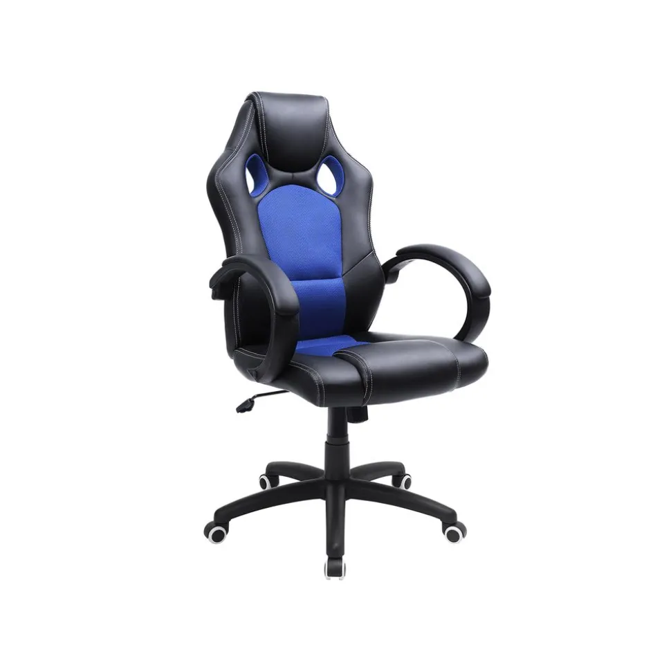 Fauteuil de bureau noir bleu
