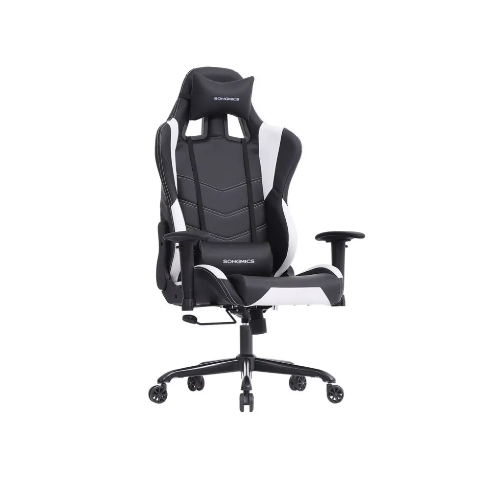 Fauteuil gamer noir blanc